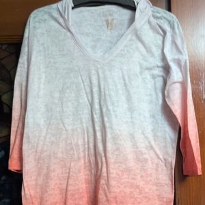 Sonoma Blush and White Gradient Hoodie